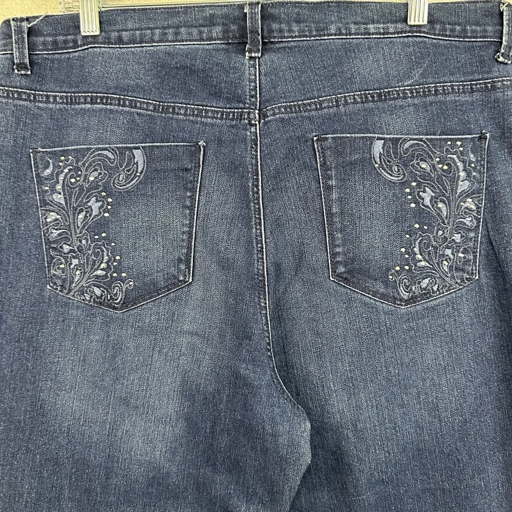Gloria Vanderbilt Amanda Jeans Women's 16W Denim Stretch 2 Pairs - Picture 4 of 12